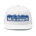 John McGovern's Main Streets Flat Bill Cap — Embroidered Urban Skyline Snapback