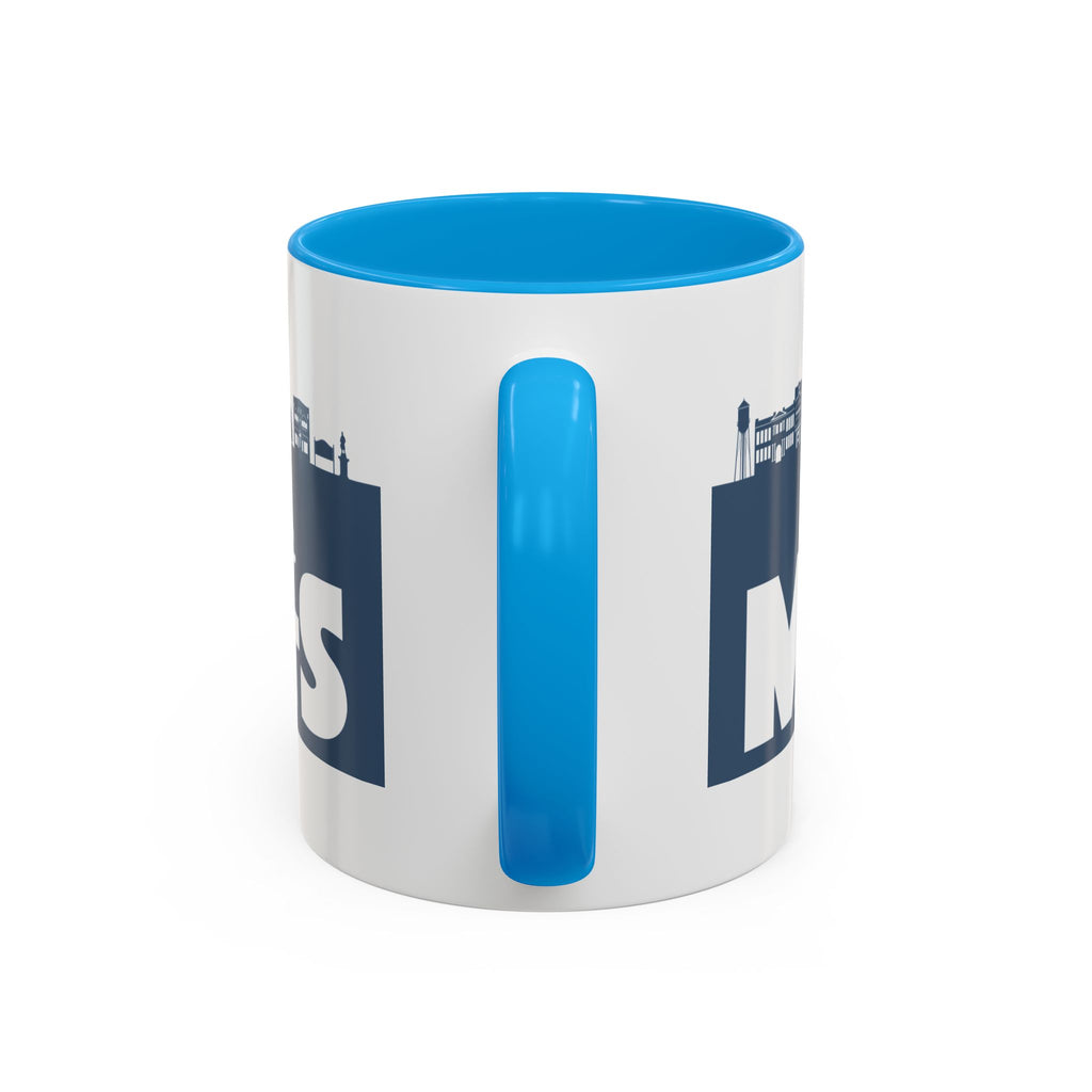 Personalized Main Street Coffee Mug — Custom Name Town Skyline 11/15oz
