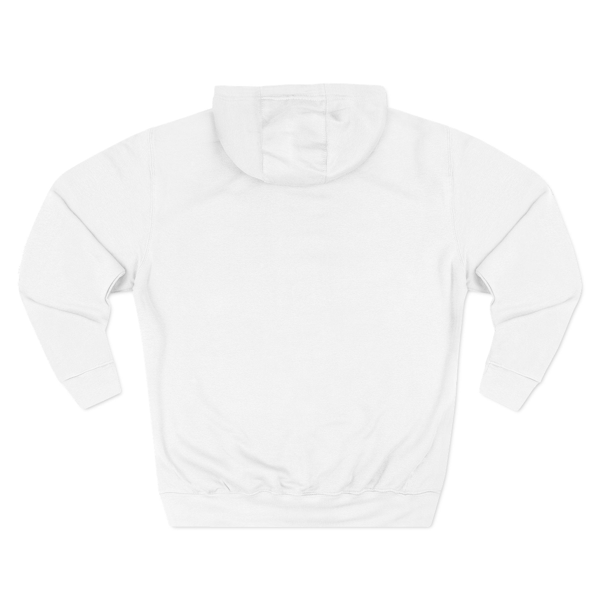 Logo & Fence Three-Panel Fleece Hoodie