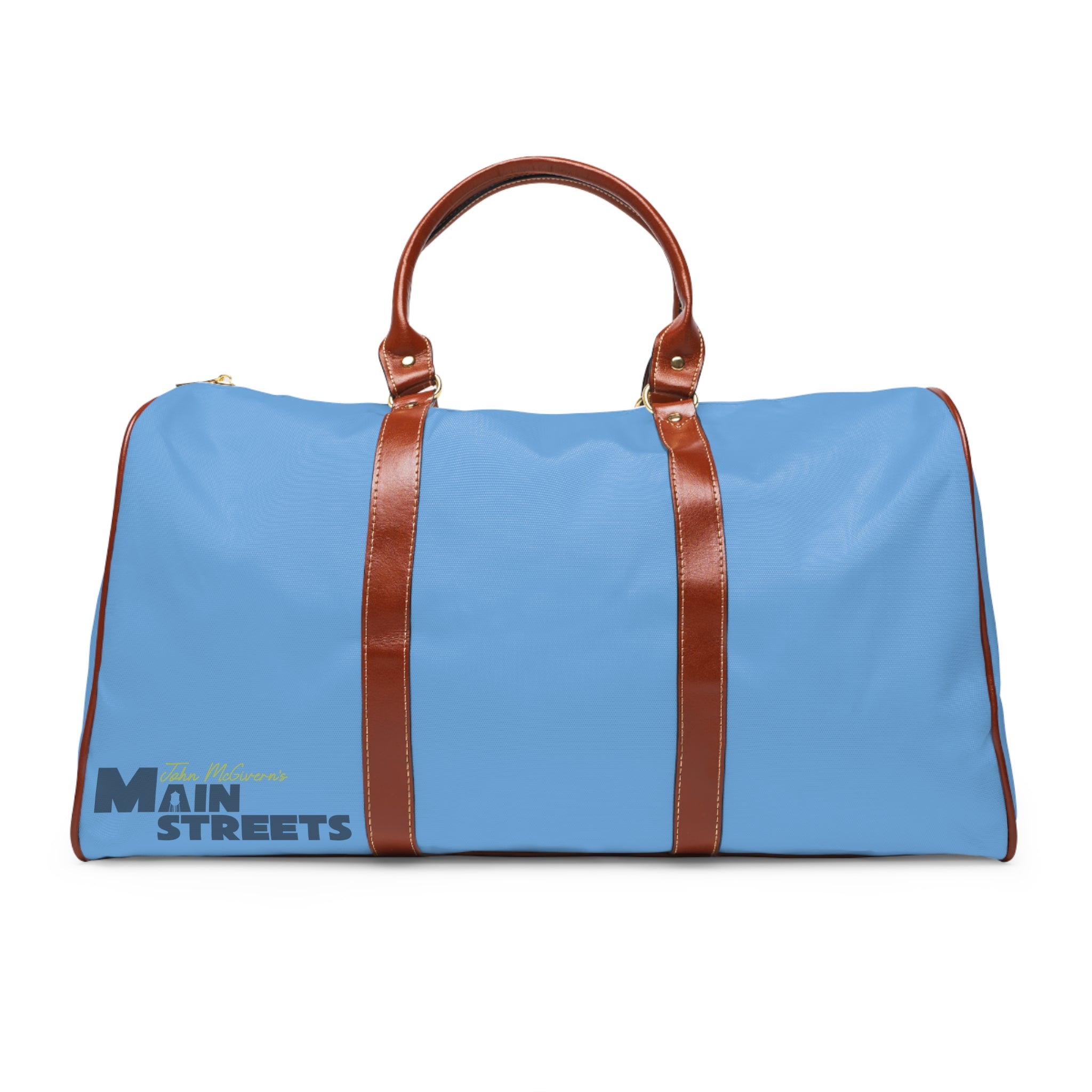 Waterproof Travel Bag — Midwest Main Streets Duffel (MN, WI, IA, MI, IL, IN)