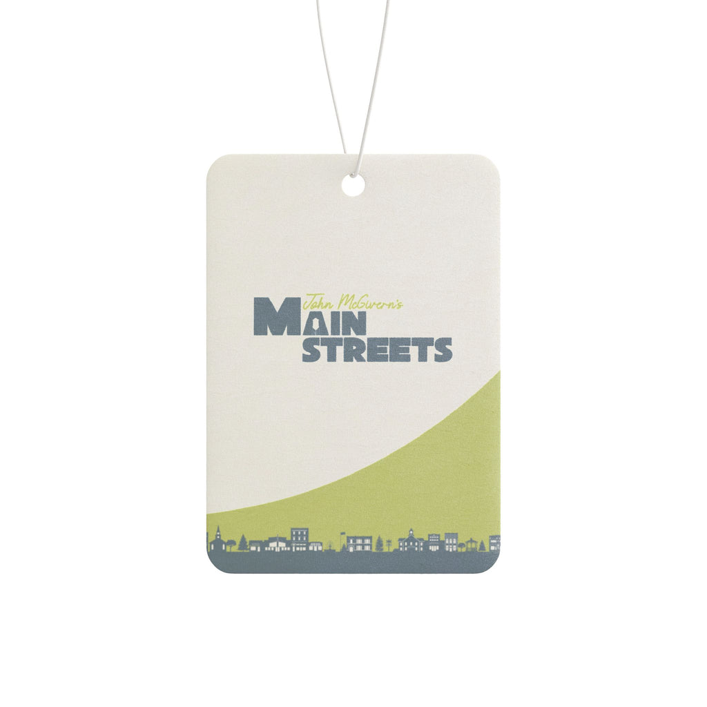 Main Streets Hanging Car Air Freshener