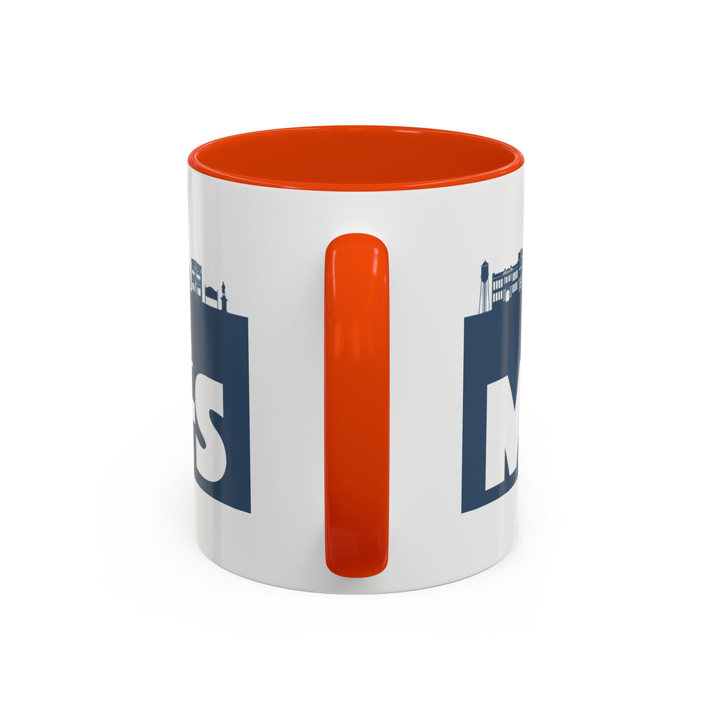 Personalized Main Street Coffee Mug — Custom Name Town Skyline 11/15oz
