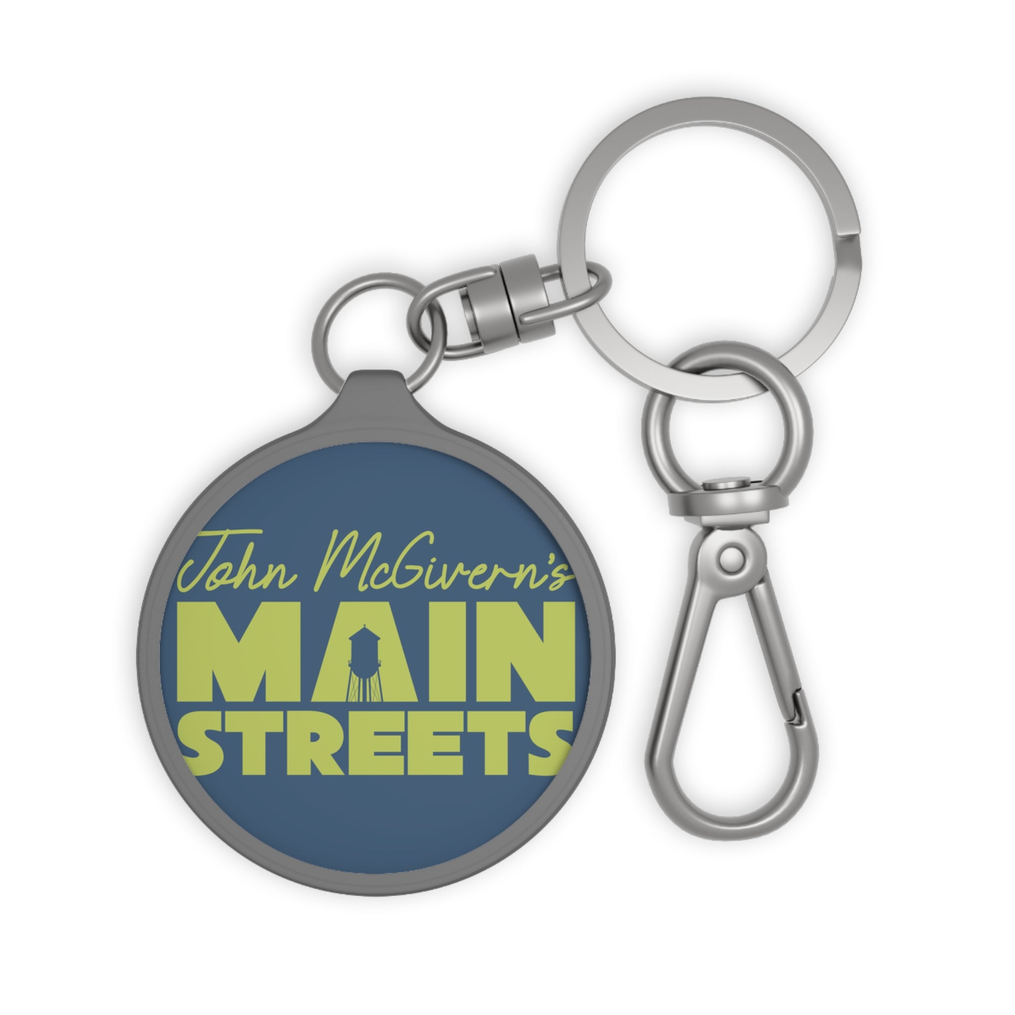 Main Streets Keyring Tag Keychain