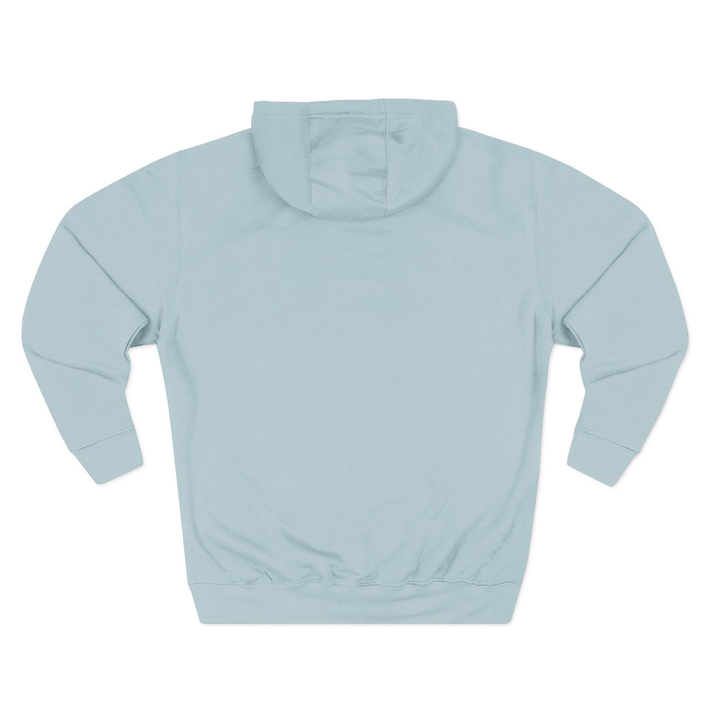 Logo & Fence Three-Panel Fleece Hoodie