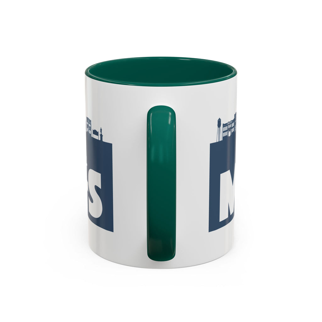 Personalized Main Street Coffee Mug — Custom Name Town Skyline 11/15oz