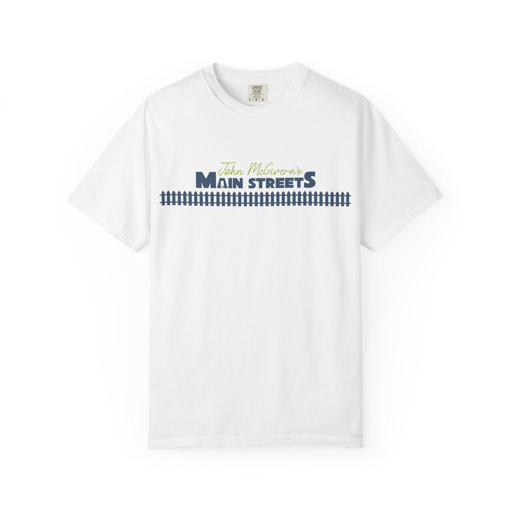 Fence Logo T-Shirt — Garment-Dyed Casual Tee