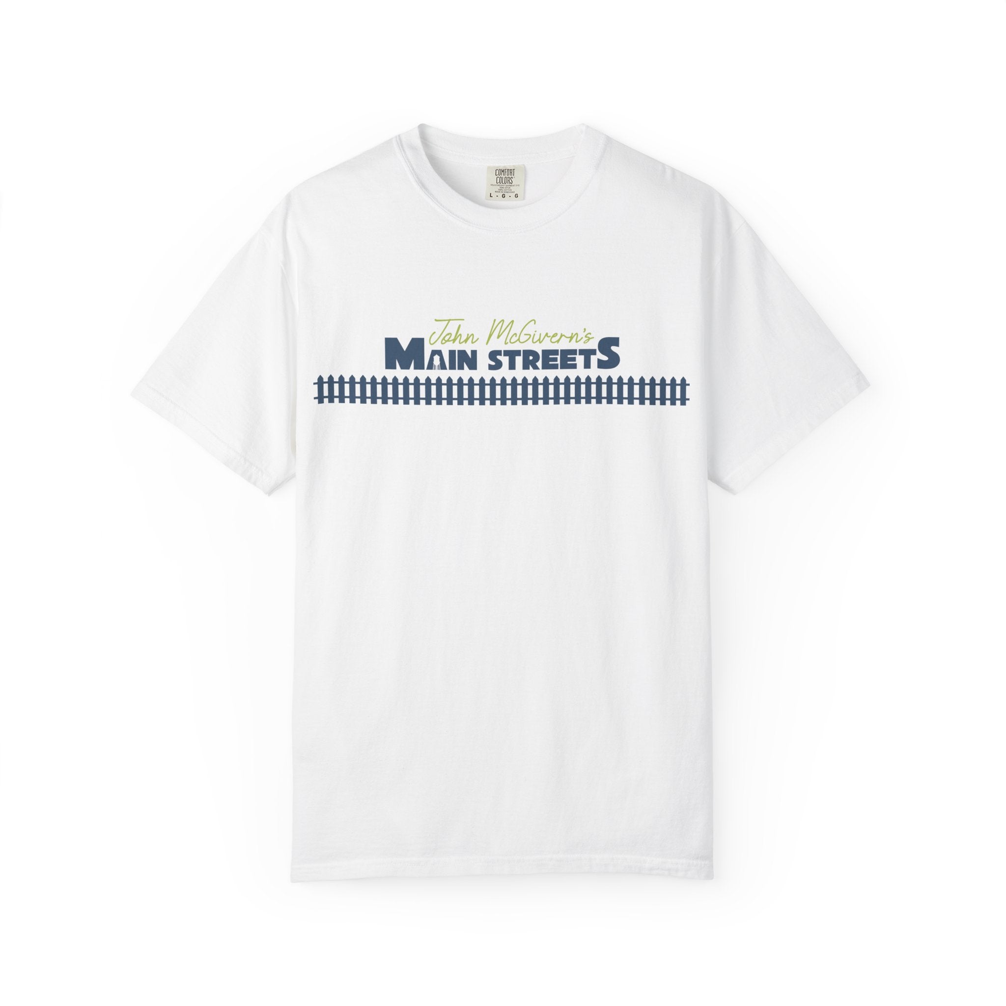 Fence Logo T-Shirt — Garment-Dyed Casual Tee
