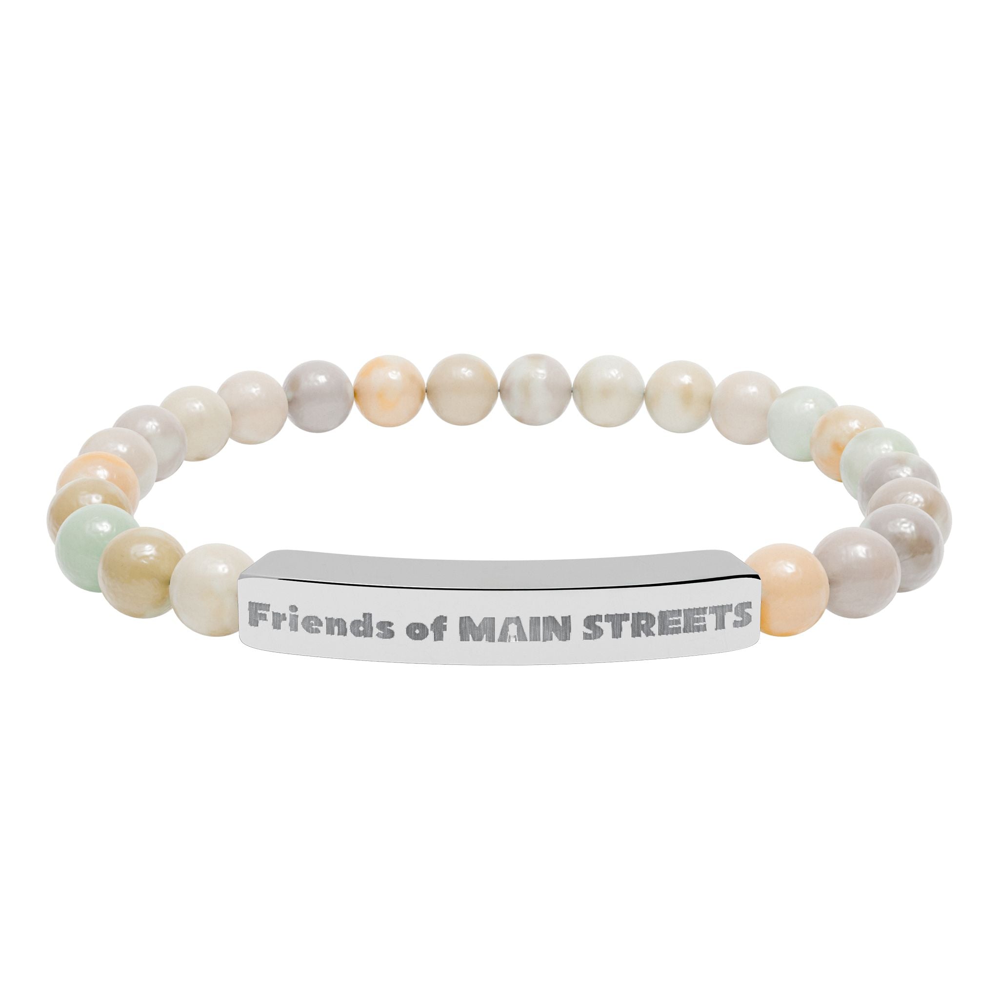 Friends Of Main Street Natural Stone Friendship Bracelet
