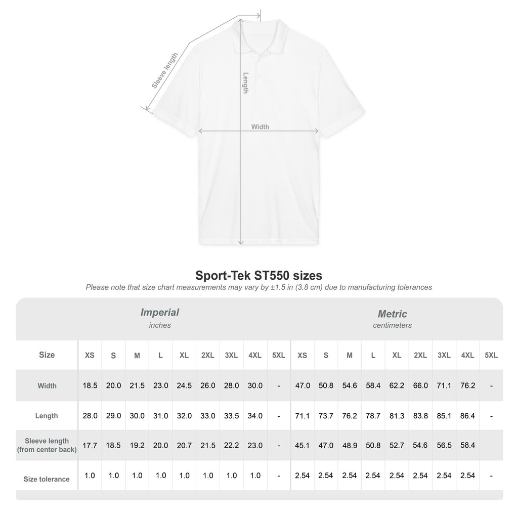 Friends of Main Streets Polo Shirt — Community Support Logo Polo