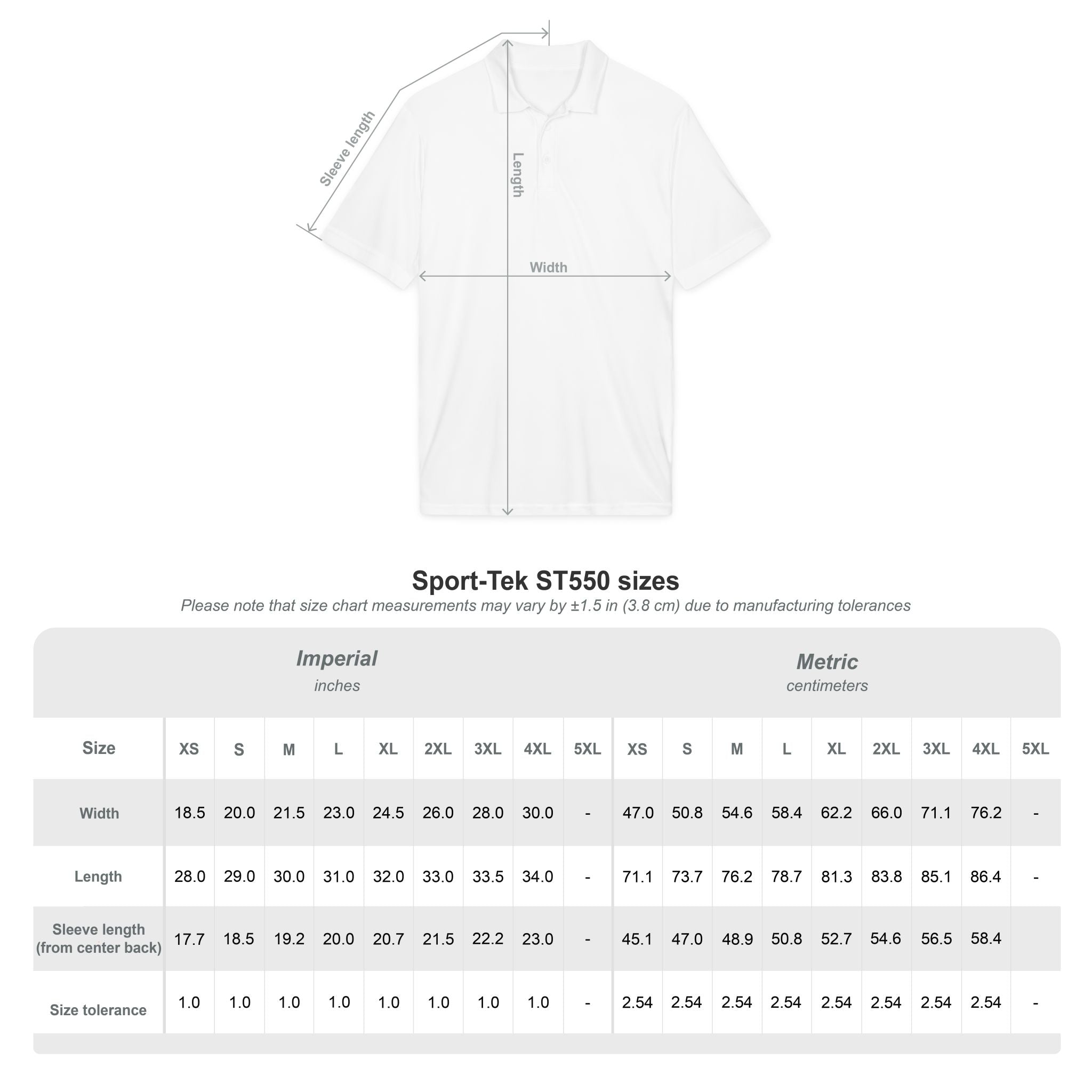 Friends of Main Streets Polo Shirt — Community Support Logo Polo