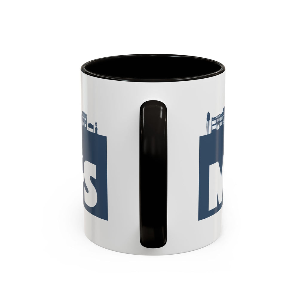 Personalized Main Street Coffee Mug — Custom Name Town Skyline 11/15oz