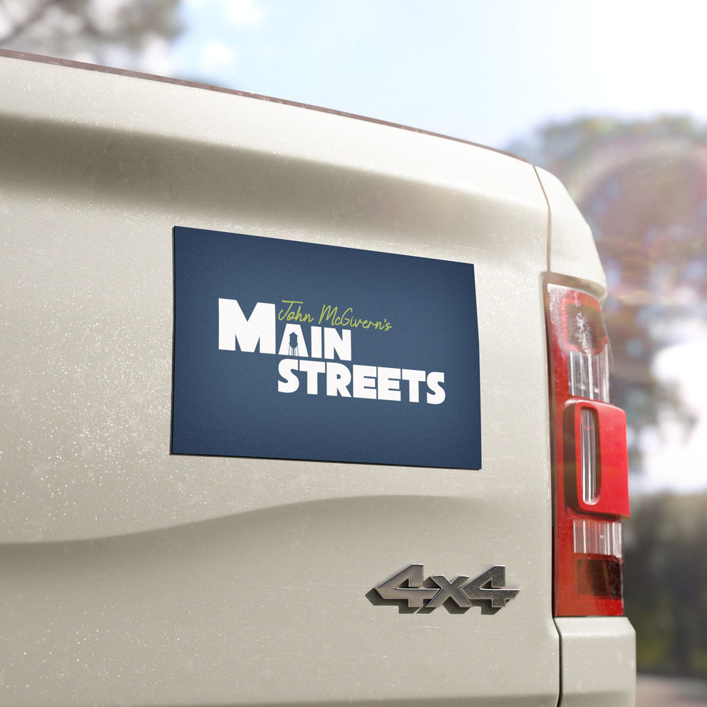 Car Magnet — "John McGivern's Main Streets" Logo Promotional Magnet