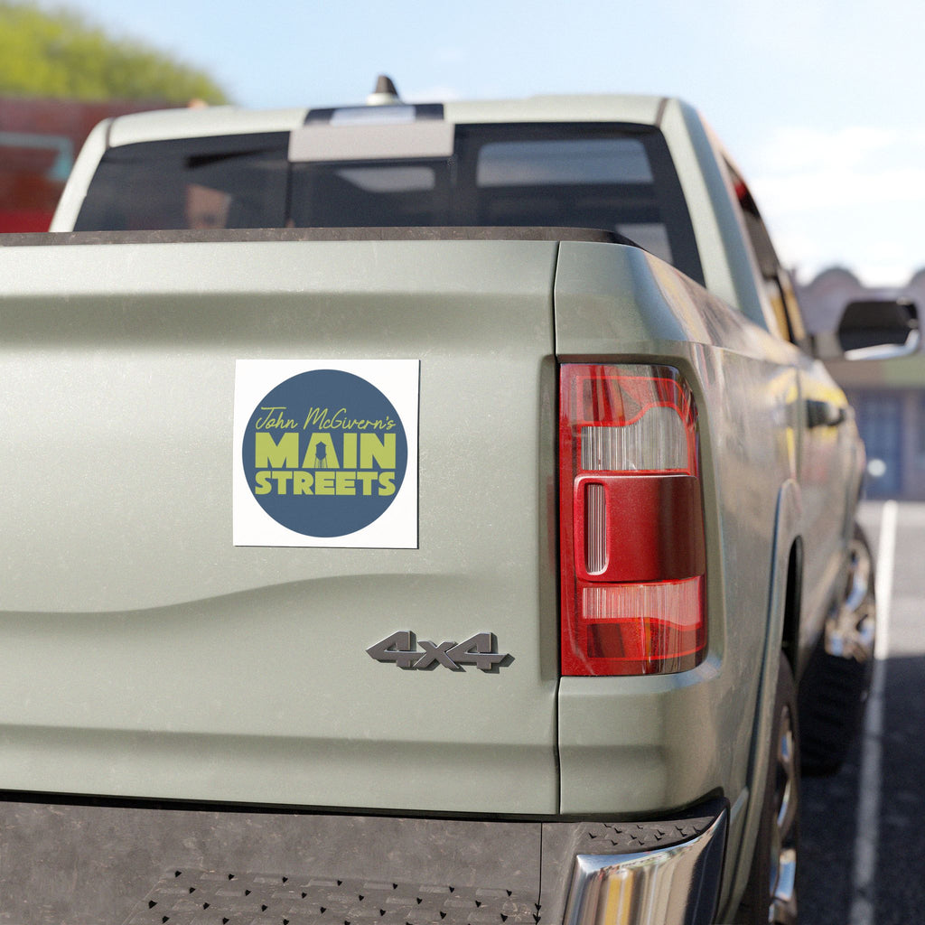 Car Magnet — "John McGivern's Main Streets" Logo