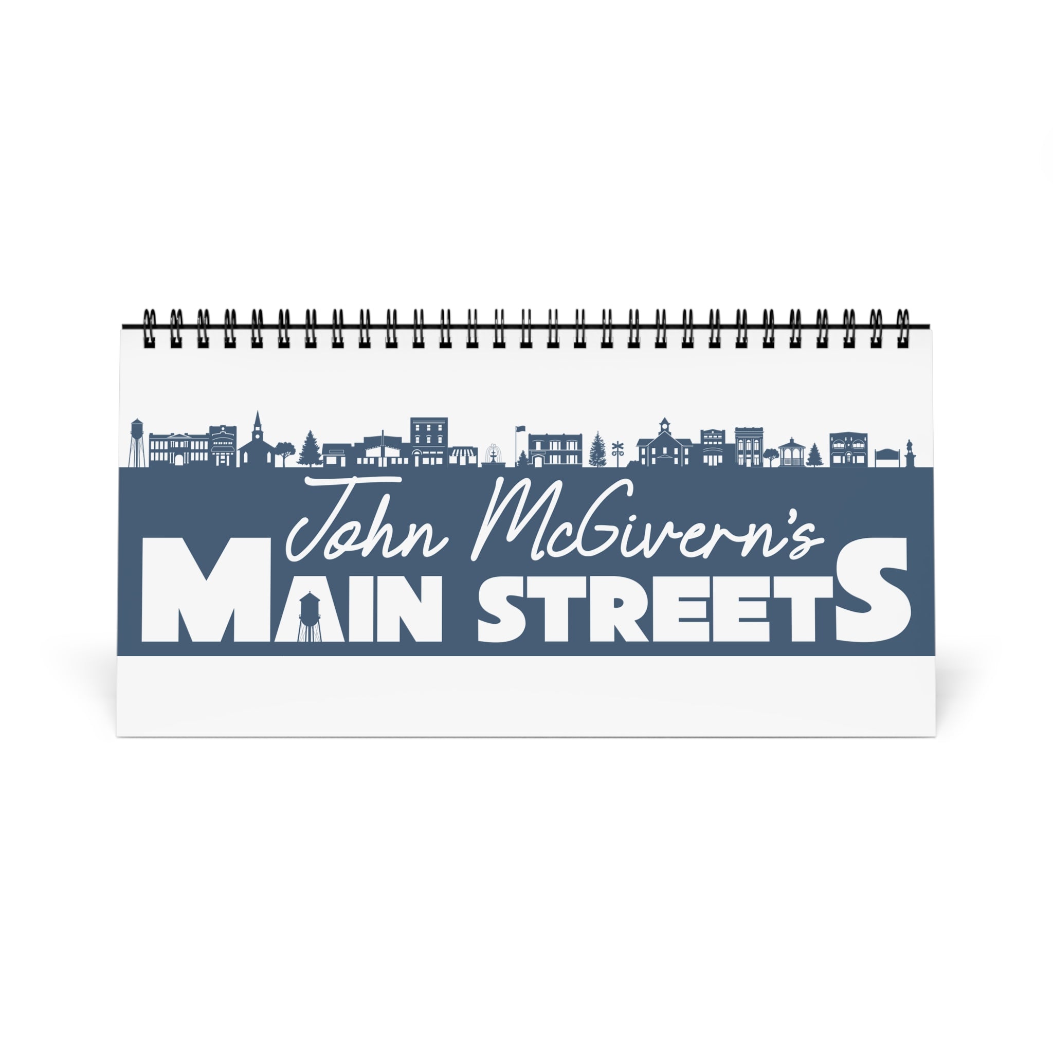 Desktop Calendar — Personalized 'John McGivern's Main Streets' Skyline Desk Calendar