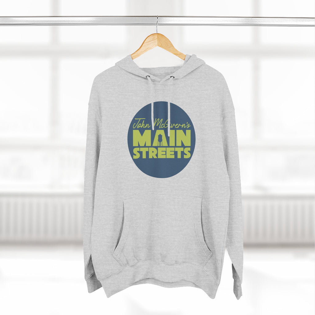 Circle Logo Three-Panel Fleece Hoodie