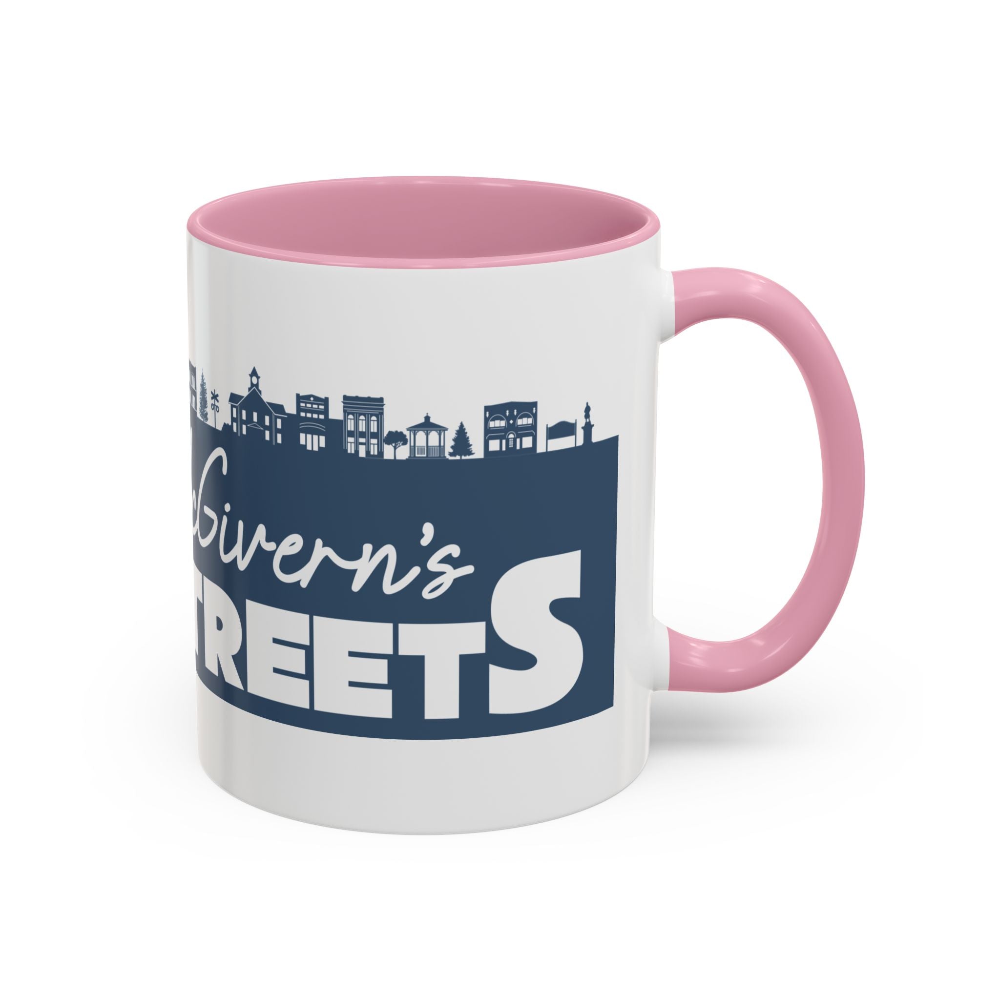 Personalized Main Street Coffee Mug — Custom Name Town Skyline 11/15oz