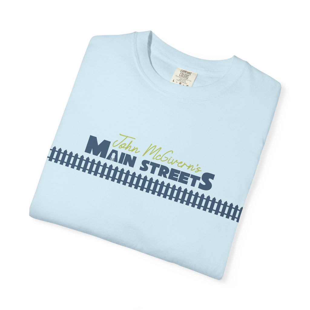 Fence Logo T-Shirt — Garment-Dyed Casual Tee