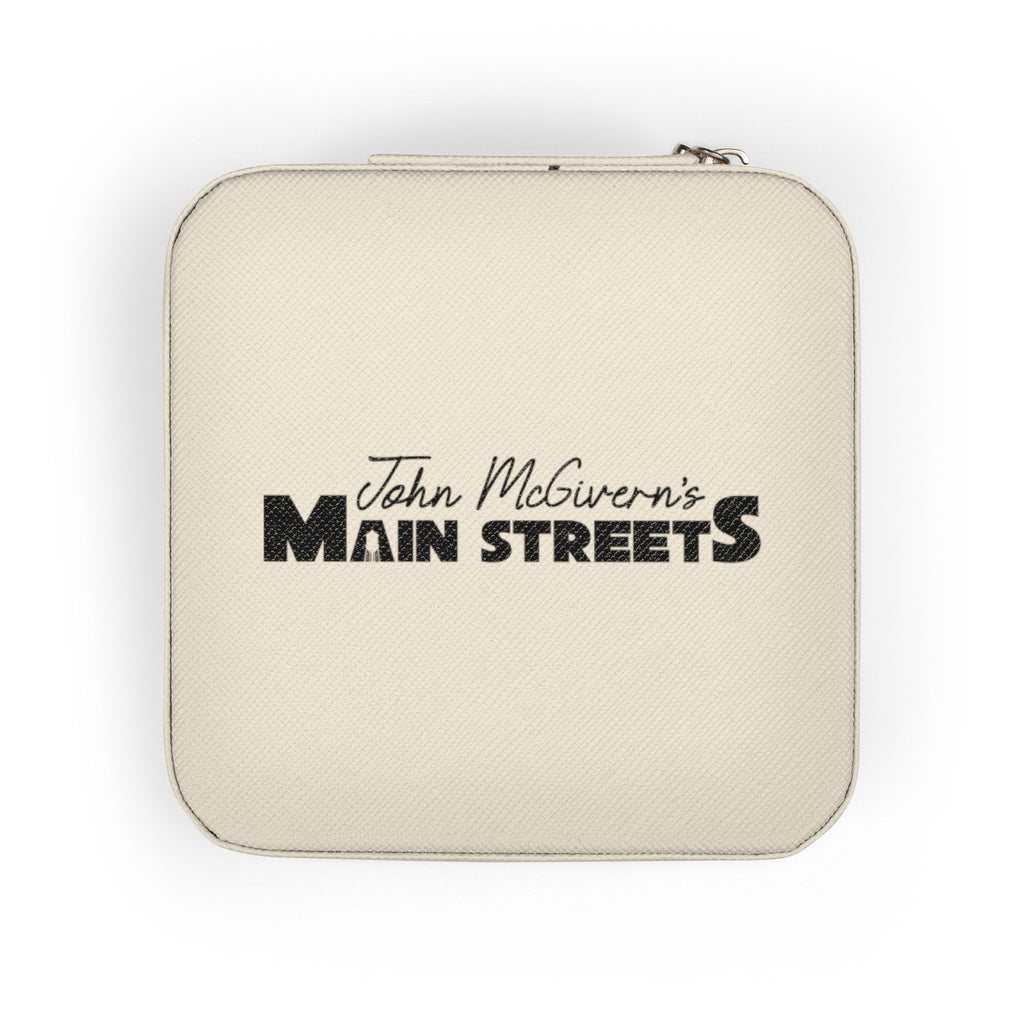 John McGivern’s Travel Jewelry Case Compact Organizer with Ring Roll & Compartments