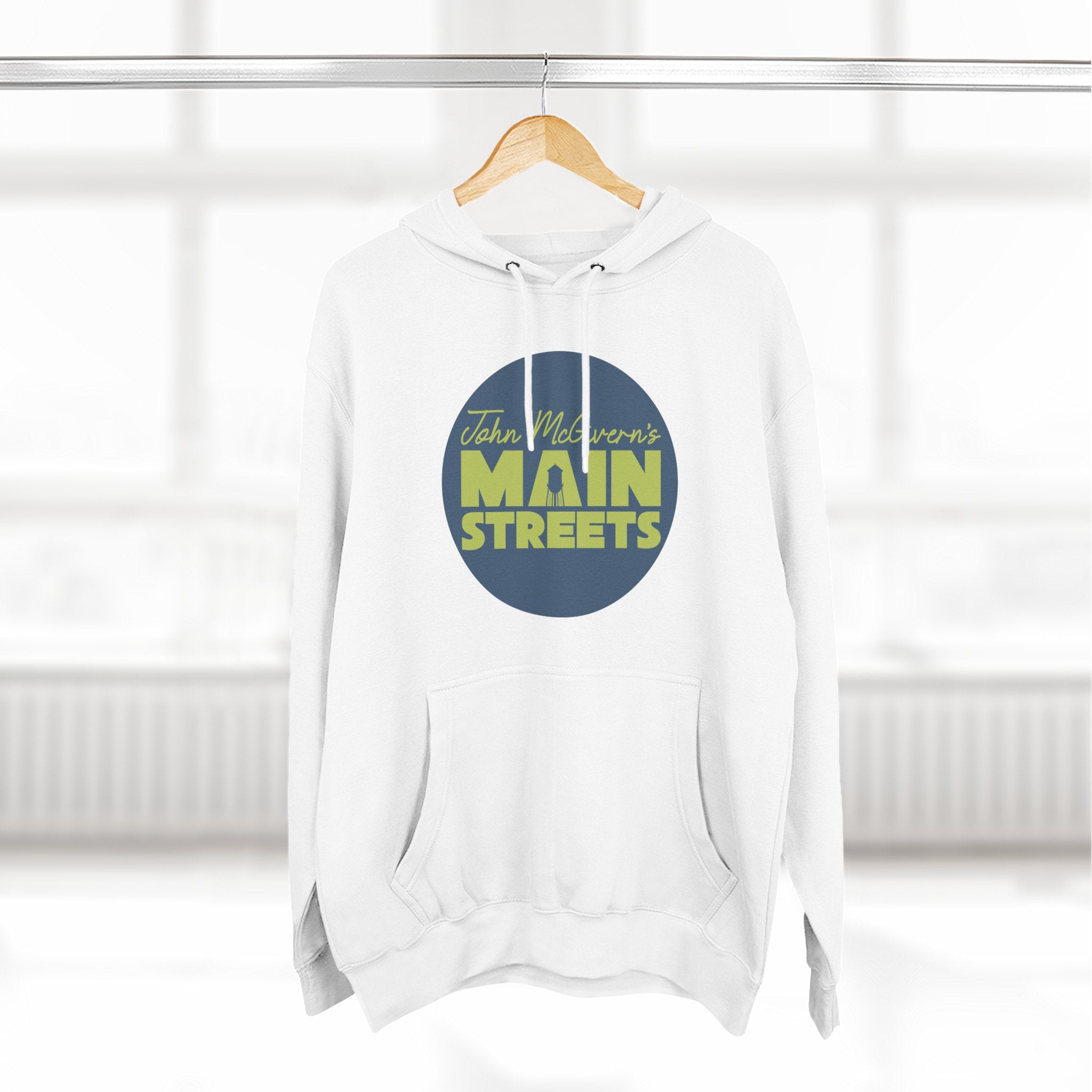 Circle Logo Three-Panel Fleece Hoodie