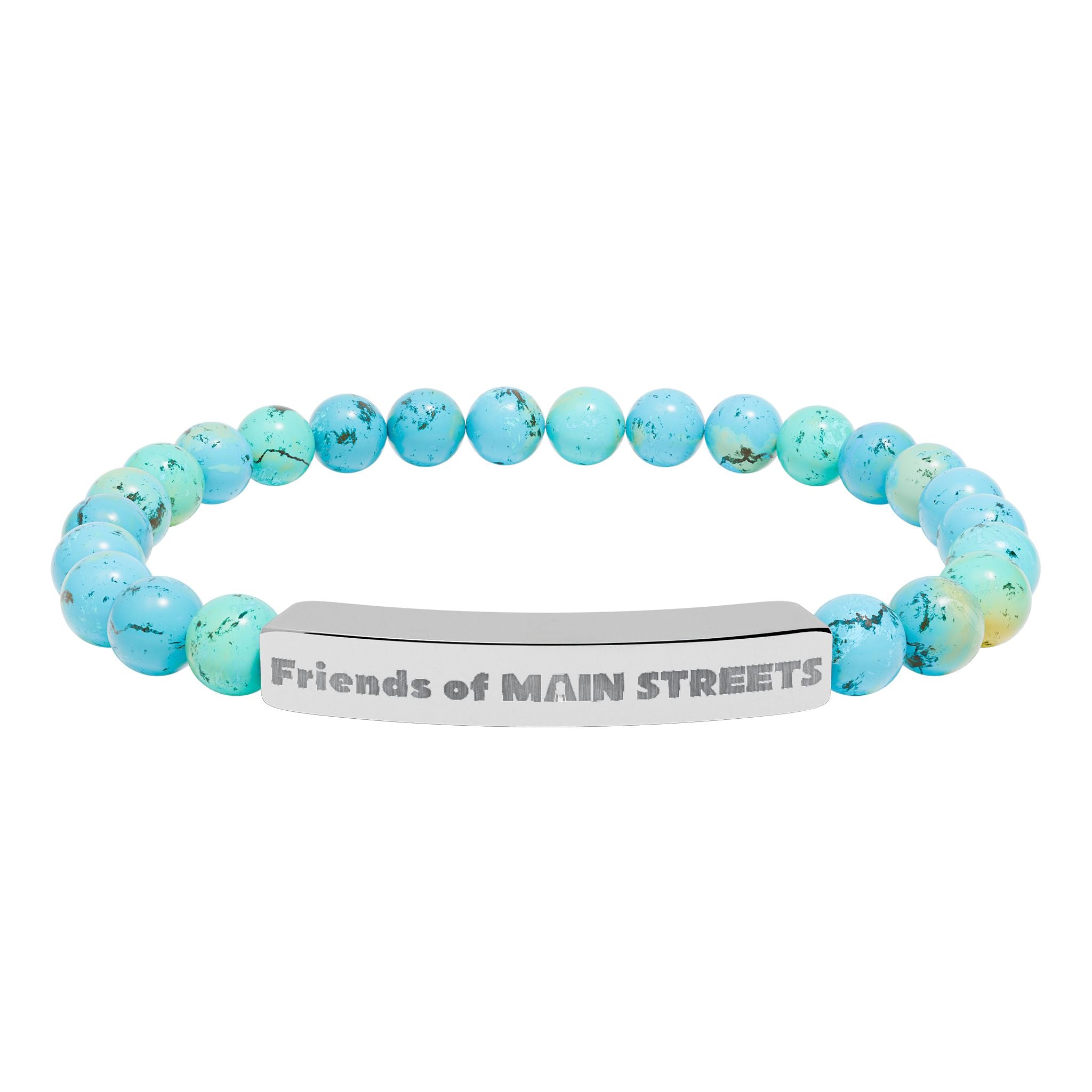 Friends Of Main Street Natural Stone Friendship Bracelet