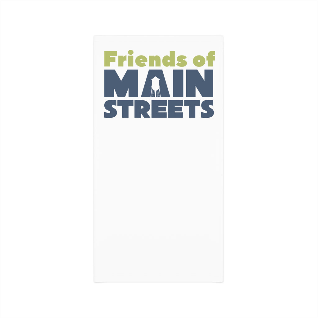 Friends of Main Streets Neck Gaiter — Lightweight Community Logo Face Covering