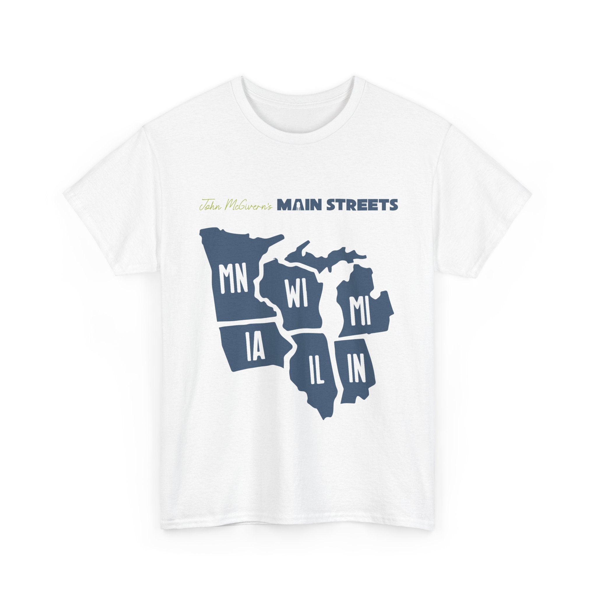 Main Streets Railroad Track T-Shirt