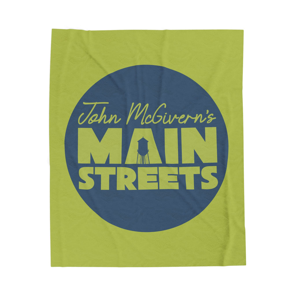 John McGivern’s Main Streets Velveteen Plush Blanket Throw