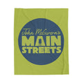 John McGivern’s Main Streets Velveteen Plush Blanket Throw