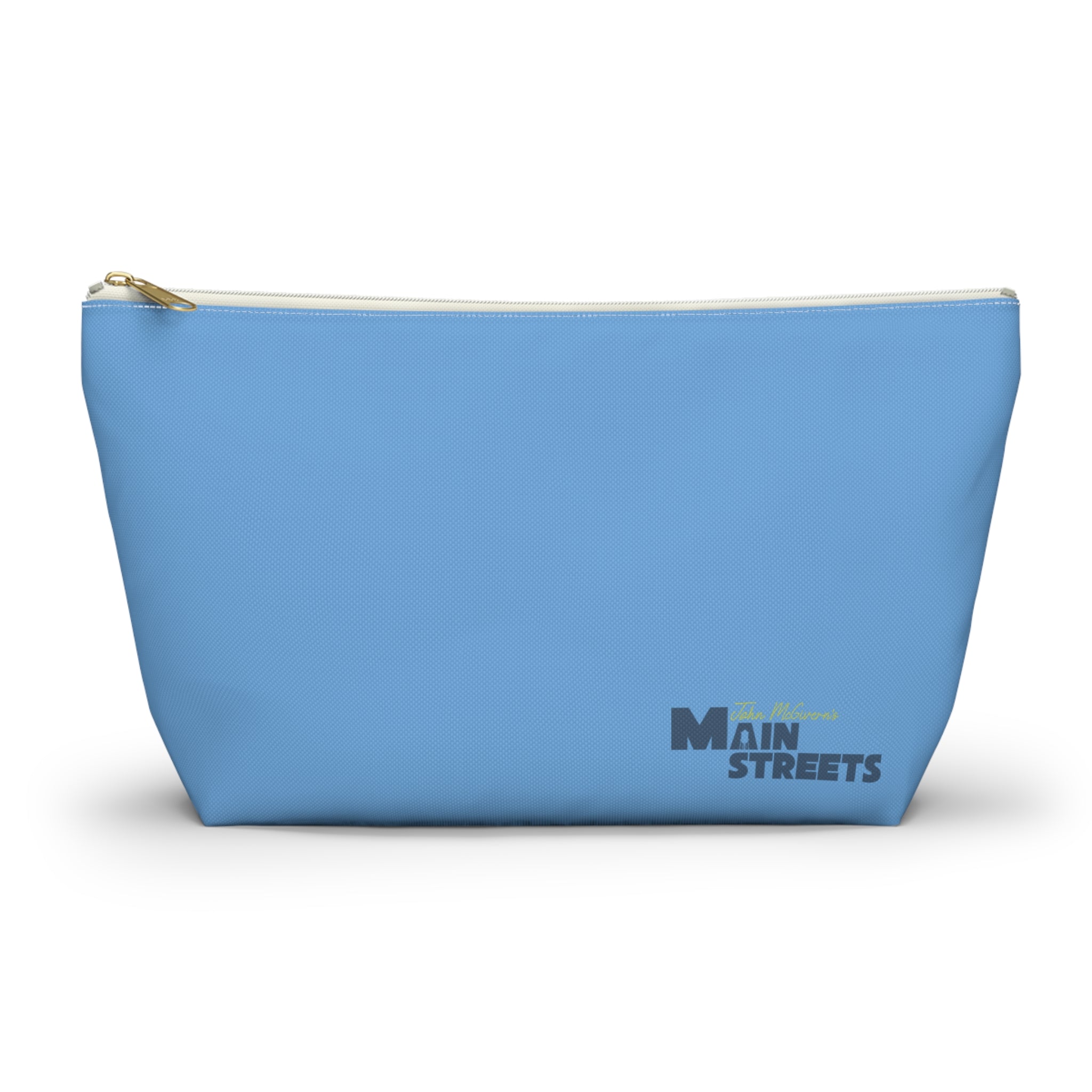 Main Streets Blue Accessory Pouch (T-Bottom Toiletry Bag)