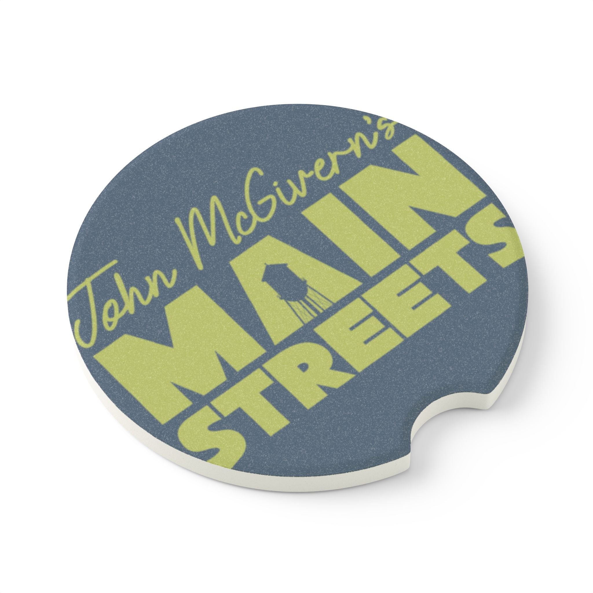 Car Coaster — "John McGivern's Main Streets" Soapstone Drink Holder