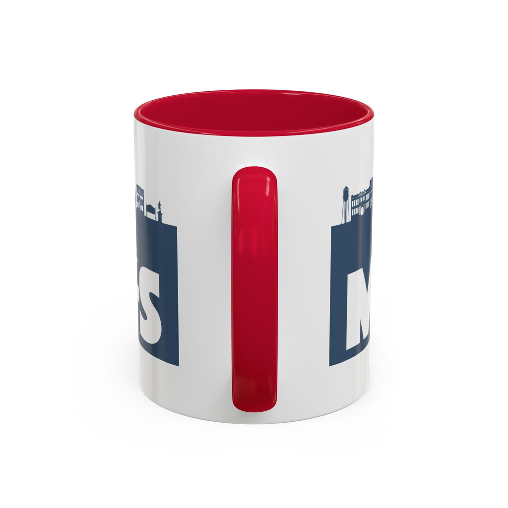 Personalized Main Street Coffee Mug — Custom Name Town Skyline 11/15oz