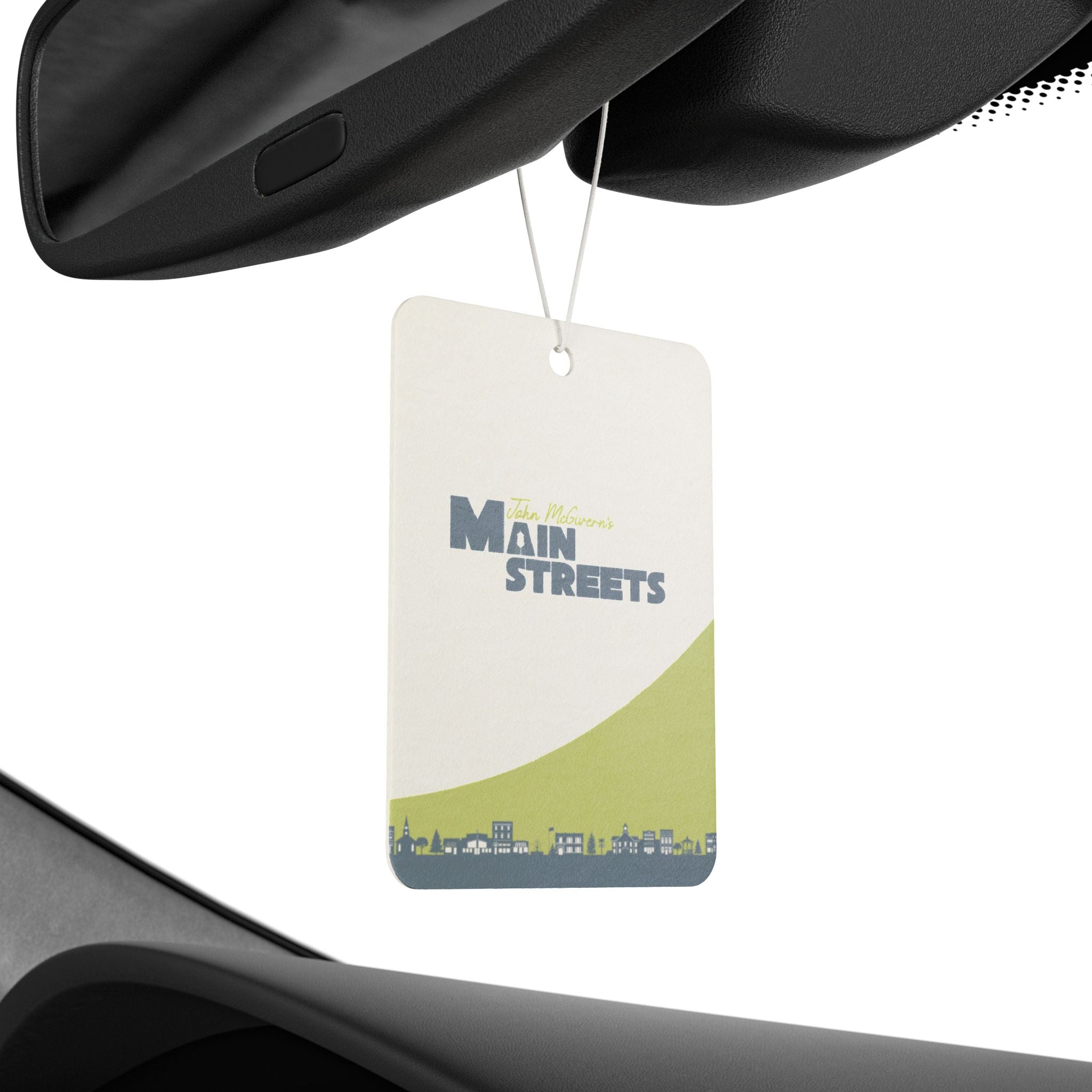 Main Streets Hanging Car Air Freshener