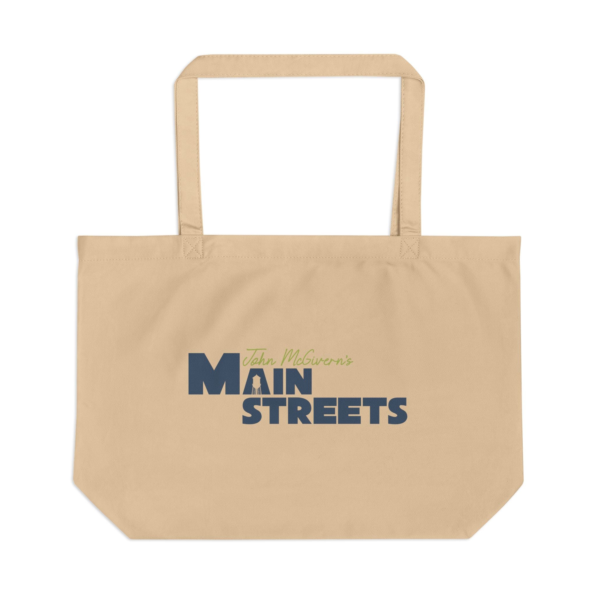 Main Streets Large Eco Tote Bag – Reusable Market & Shopping Tote