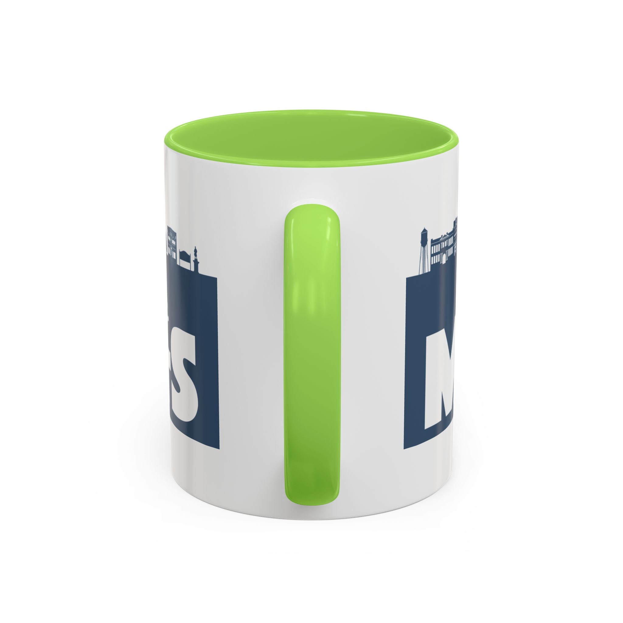 Personalized Main Street Coffee Mug — Custom Name Town Skyline 11/15oz