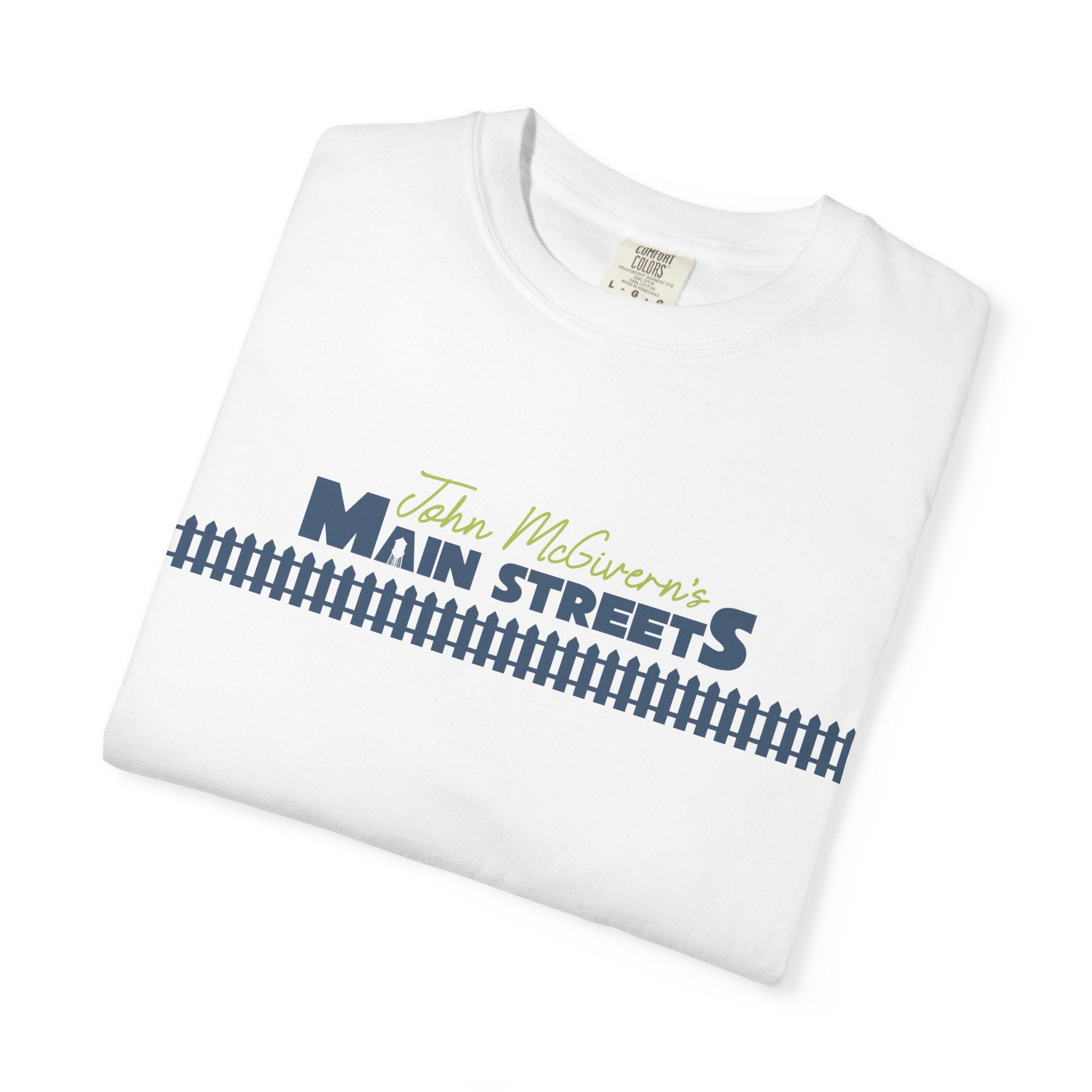 Fence Logo T-Shirt — Garment-Dyed Casual Tee