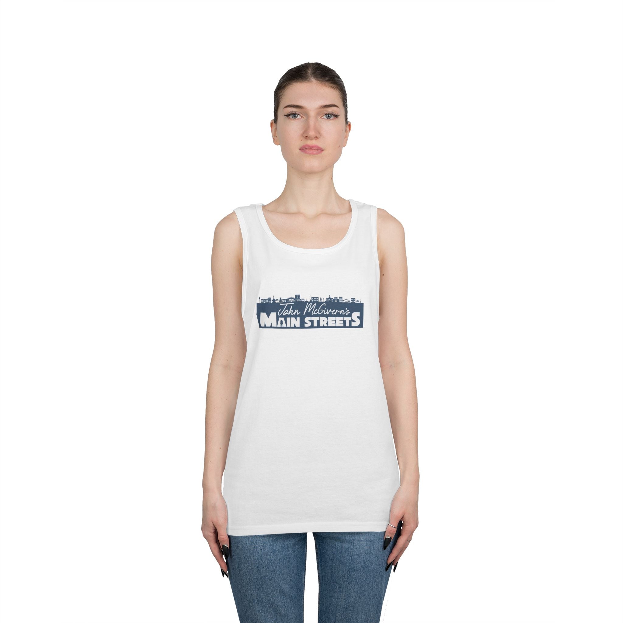 Main Streets Tank Top — City Skyline 'Take Me to Main Streets' Summer Tee