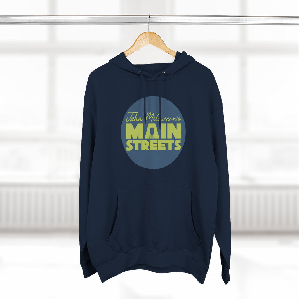 Circle Logo Three-Panel Fleece Hoodie
