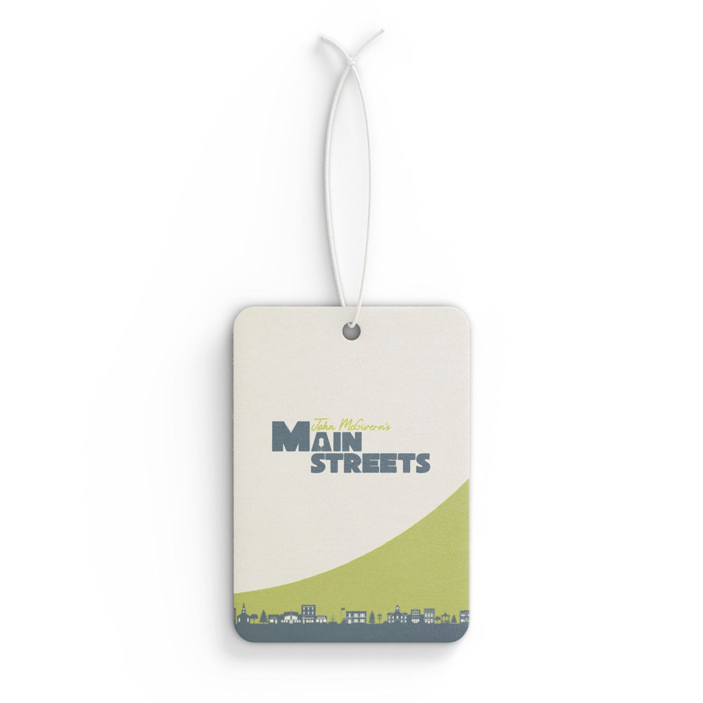 Main Streets Hanging Car Air Freshener