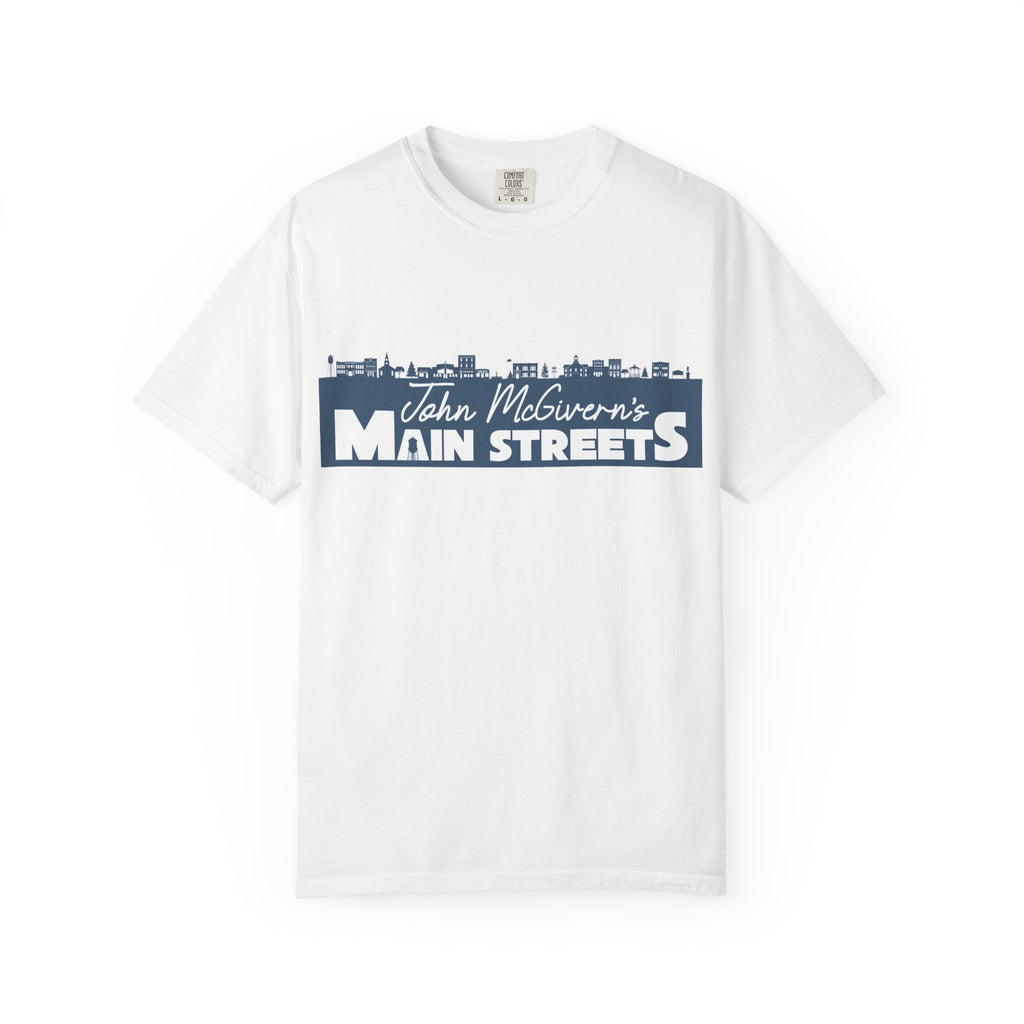 Main Streets Skyline T‑Shirt — John McGivern's Main Streets Graphic Tee