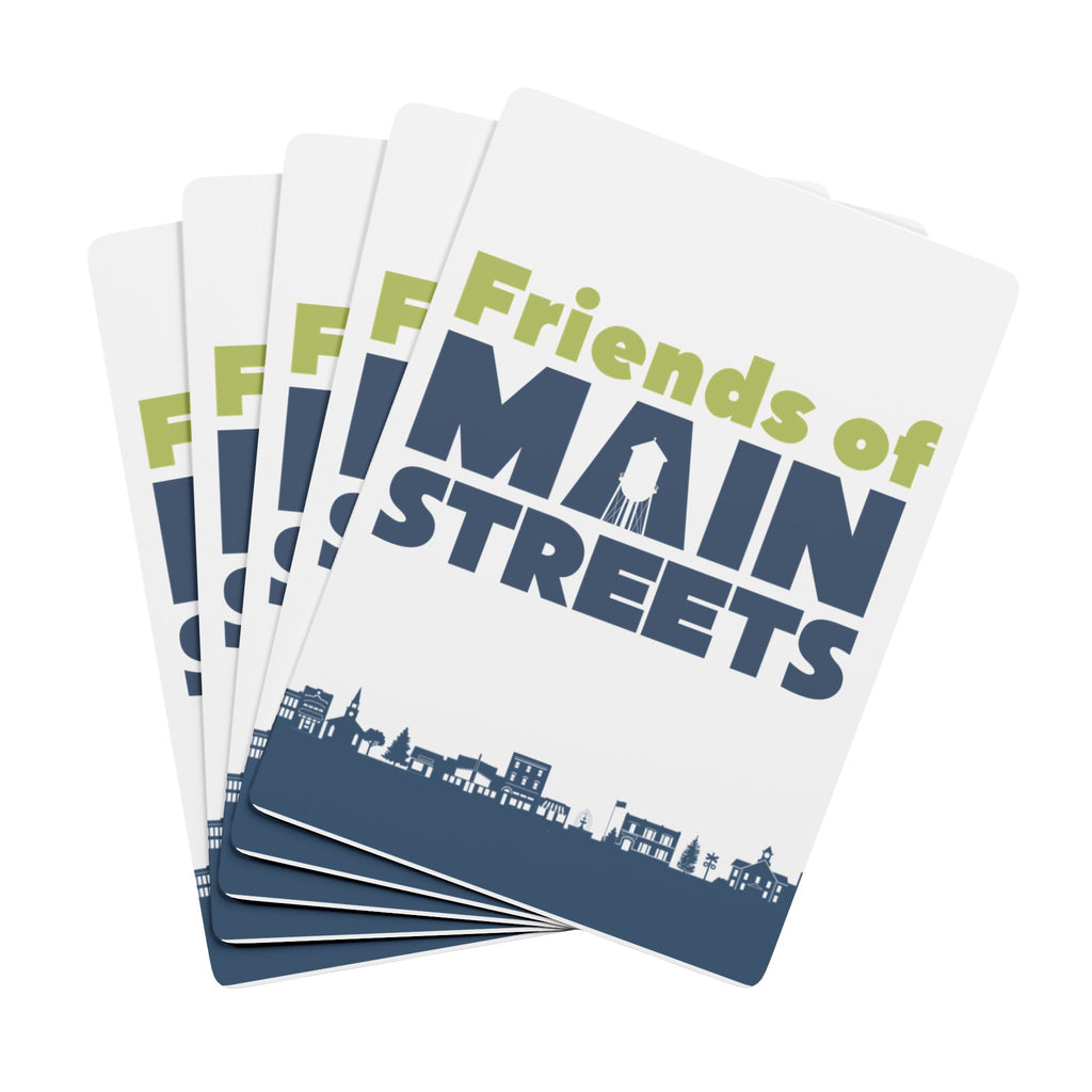 Friends of Main Streets Custom Poker Playing Cards
