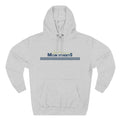 Logo & Fence Three-Panel Fleece Hoodie