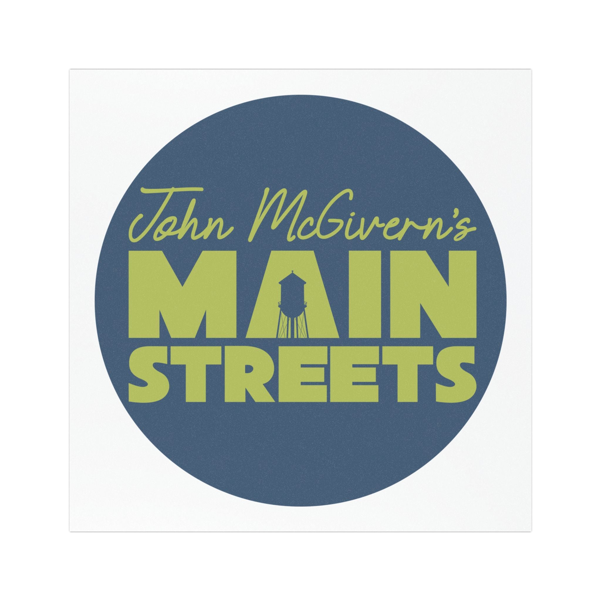 Car Magnet — "John McGivern's Main Streets" Logo