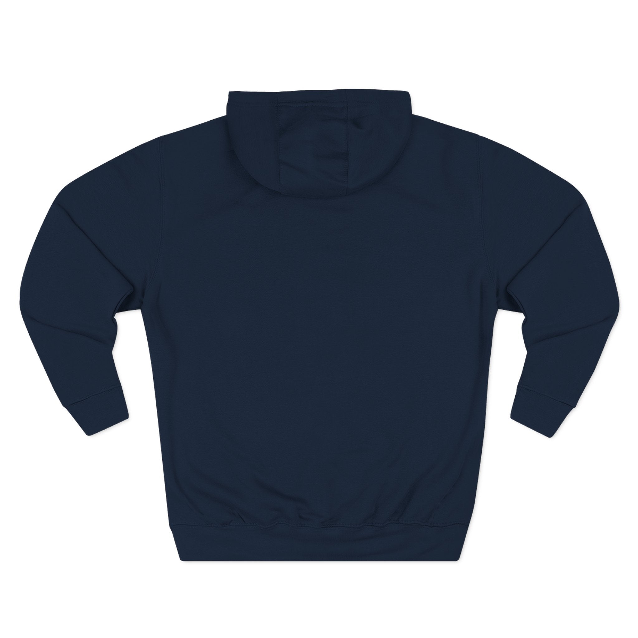 Logo & Fence Three-Panel Fleece Hoodie