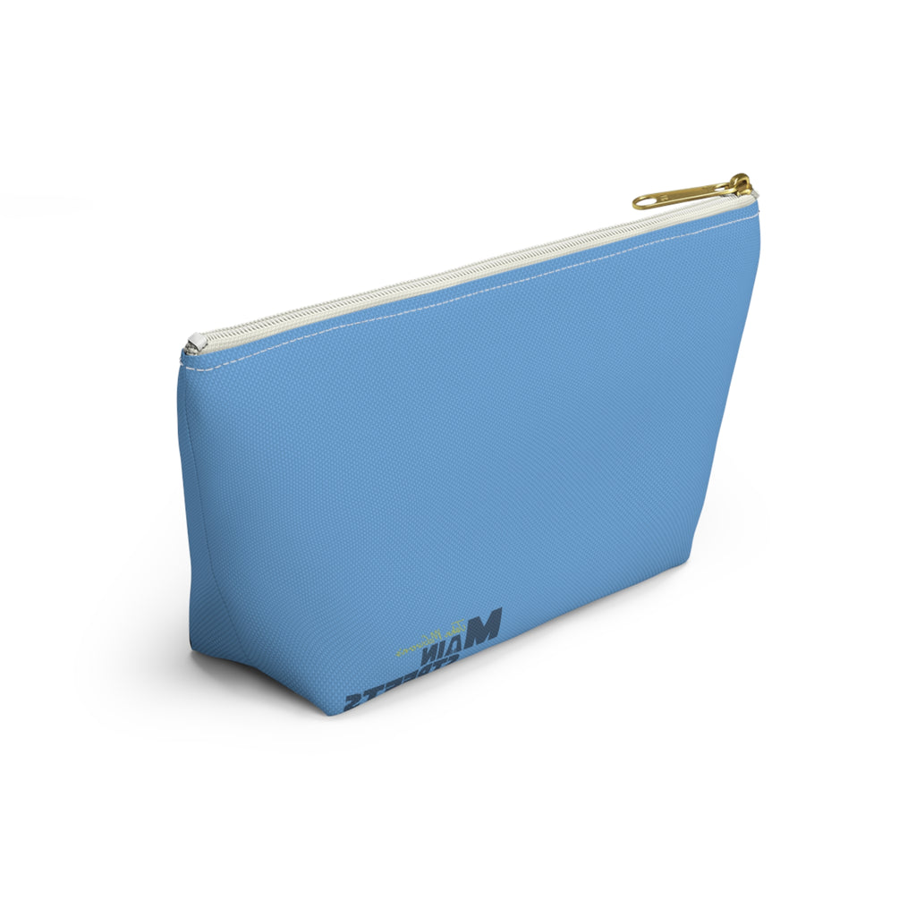 Main Streets Blue Accessory Pouch (T-Bottom Toiletry Bag)