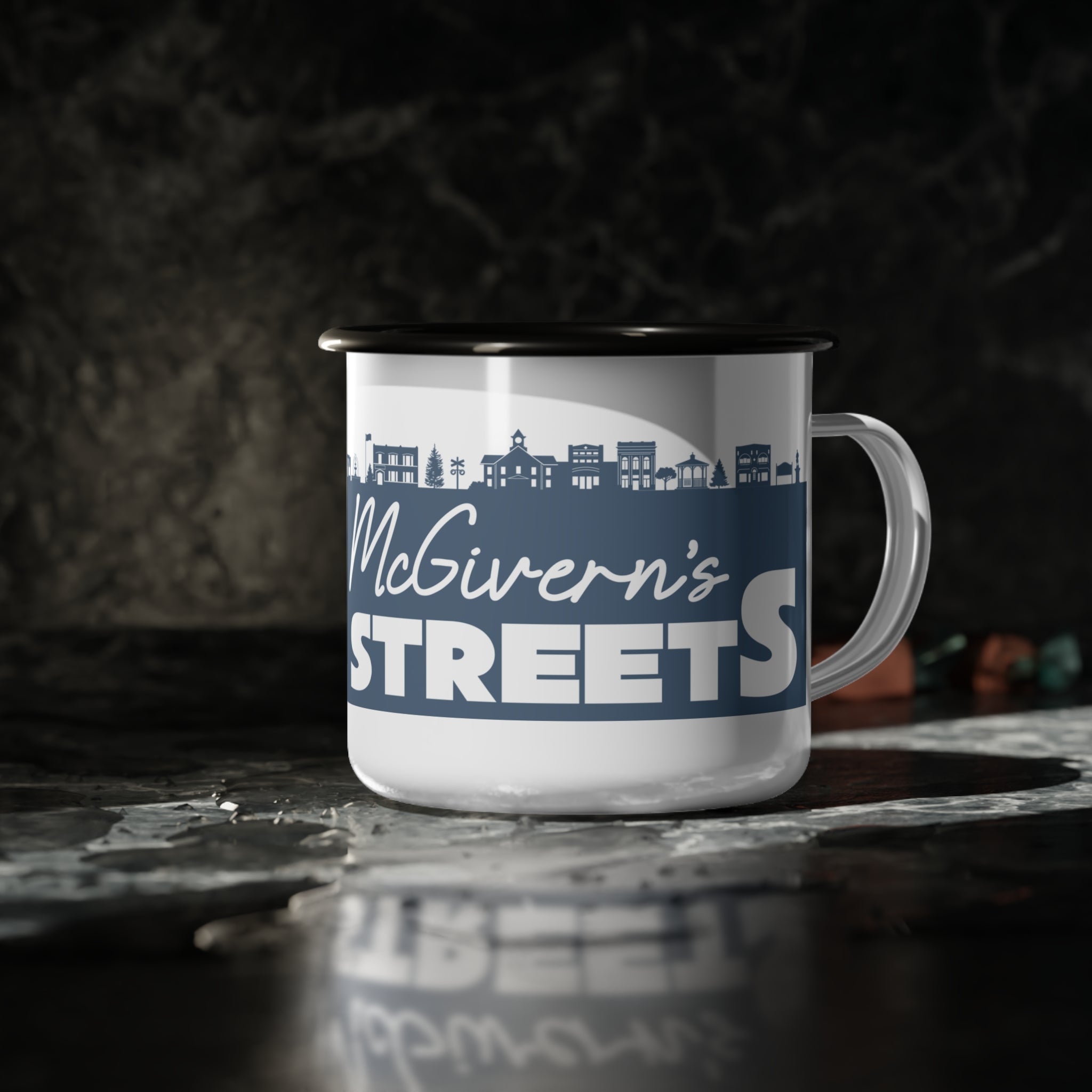 Main Streets Enamel Camp Cup Travel Mug