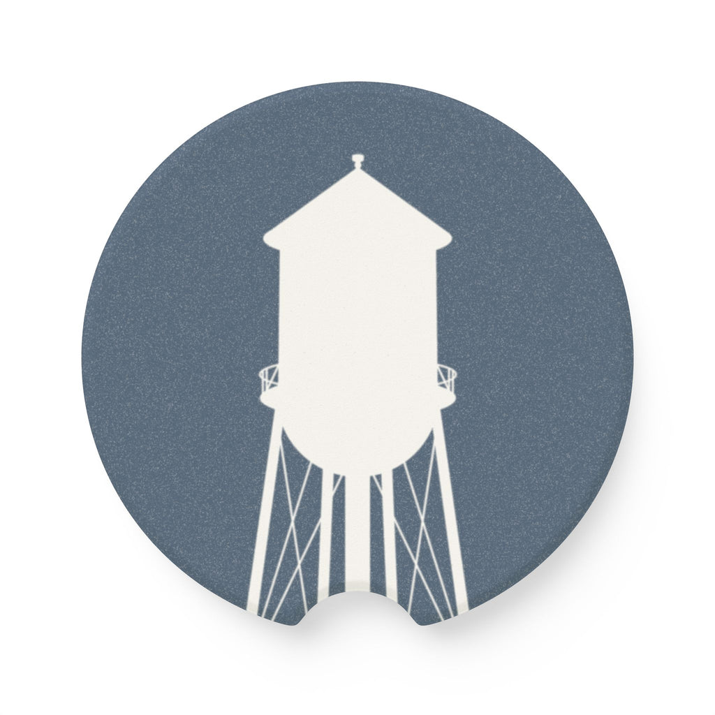 Car Coaster — Vintage Water Tower Soapstone Drink Holder