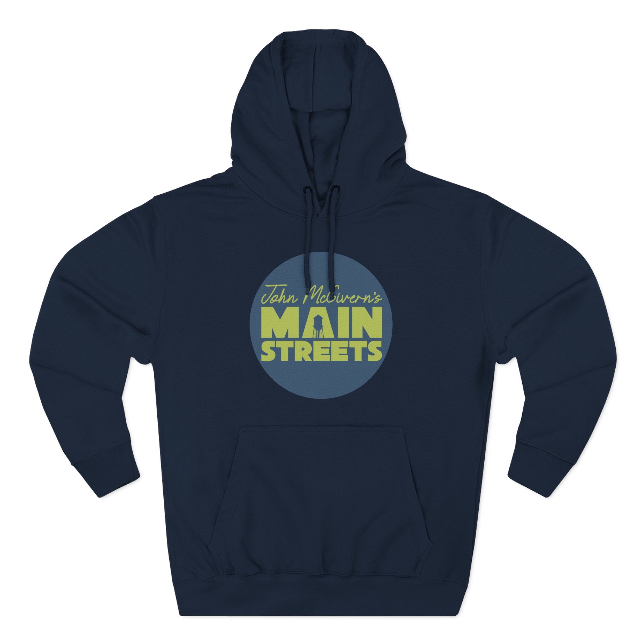 Circle Logo Three-Panel Fleece Hoodie