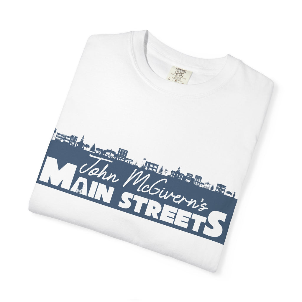 Main Streets Skyline T‑Shirt — John McGivern's Main Streets Graphic Tee
