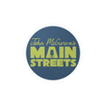 Main Streets Vinyl Sticker Pack – John McGivern’s Midwest Map & Logo Kiss-Cut Decals