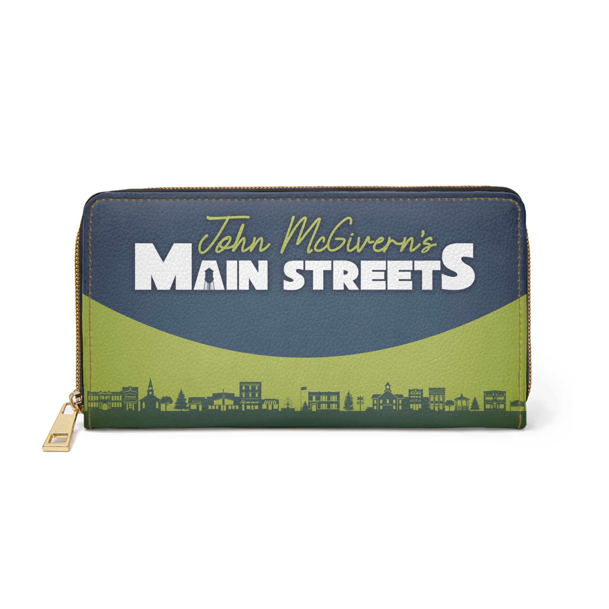 John McGovern's Main Streets Skyline Zip-Around Wallet